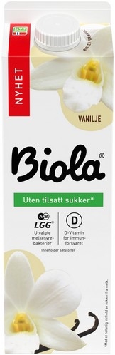 Biola vanilje uten   1000g
