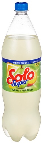 Solo super pære & fersken  8x1,5l