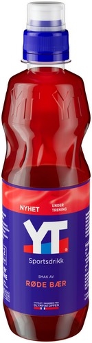 Yt sportsdrikk røde bær 0,5l