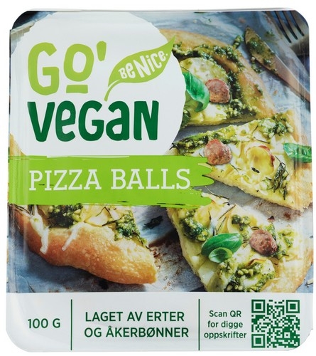Go'vegan pizzaballs 100g