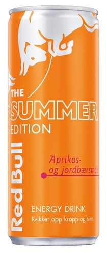 Red bull energy drink summer edn apricot and strawberry 24x
