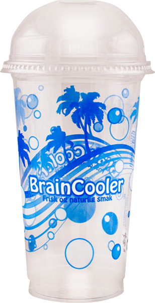 Braincooler slush beger m/lokk 0,5l  600stk