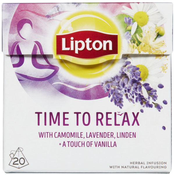Lipton herb tea time to relax 20bg