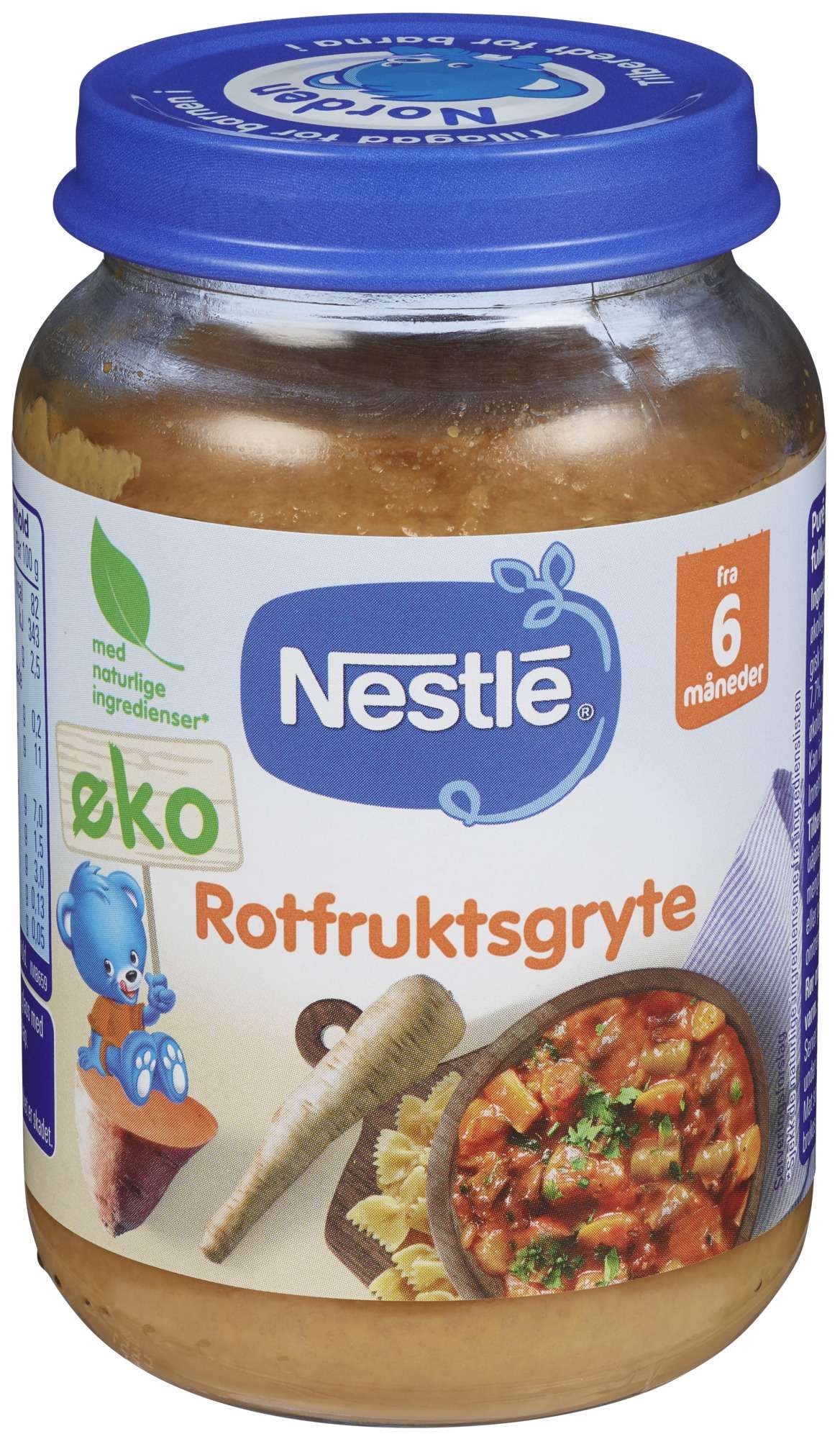 Naturnes rotfruktsgryte økol. 6m 190g