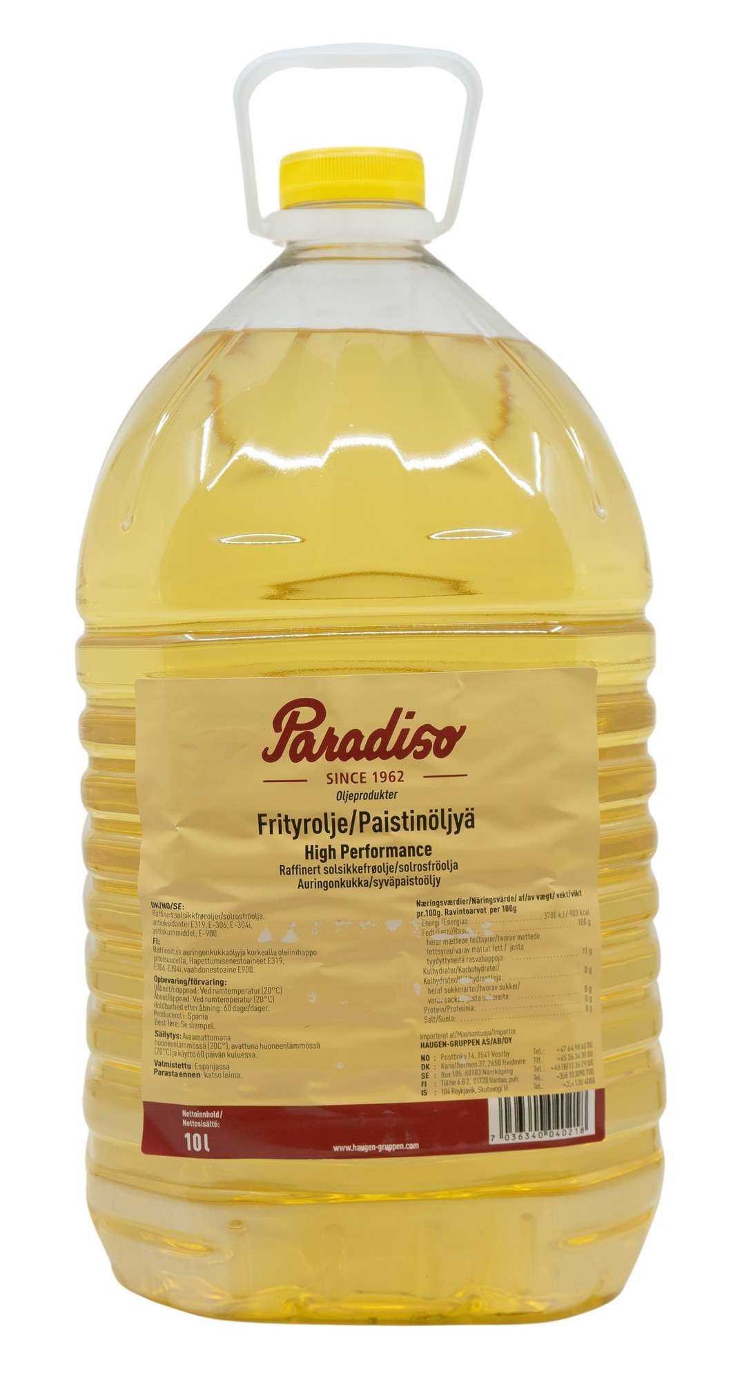 Frityrolje solsikke high performance   10l