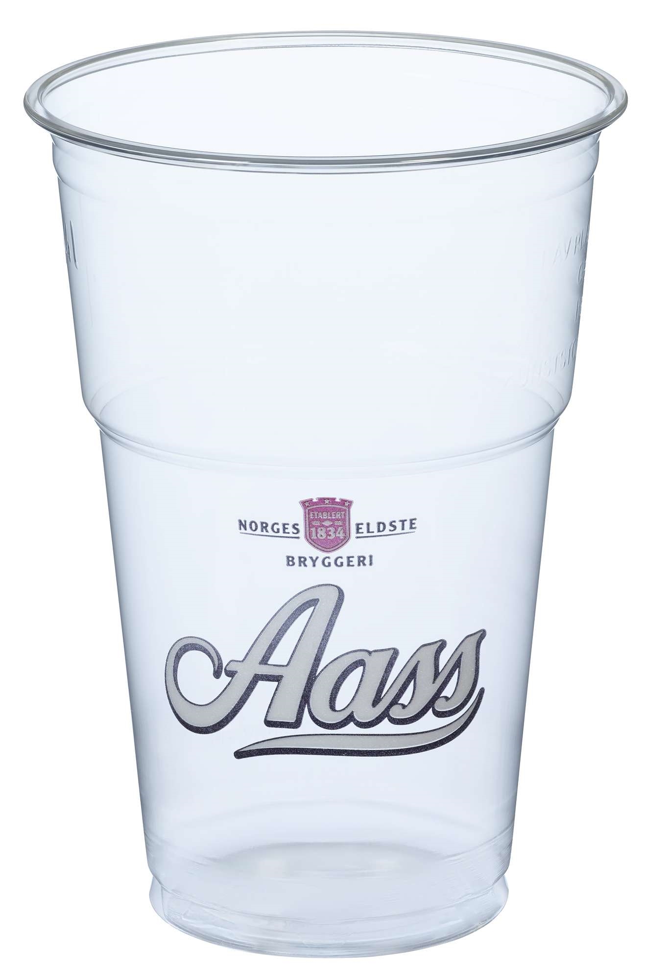 Aass plastglass 40cl pla  800stk