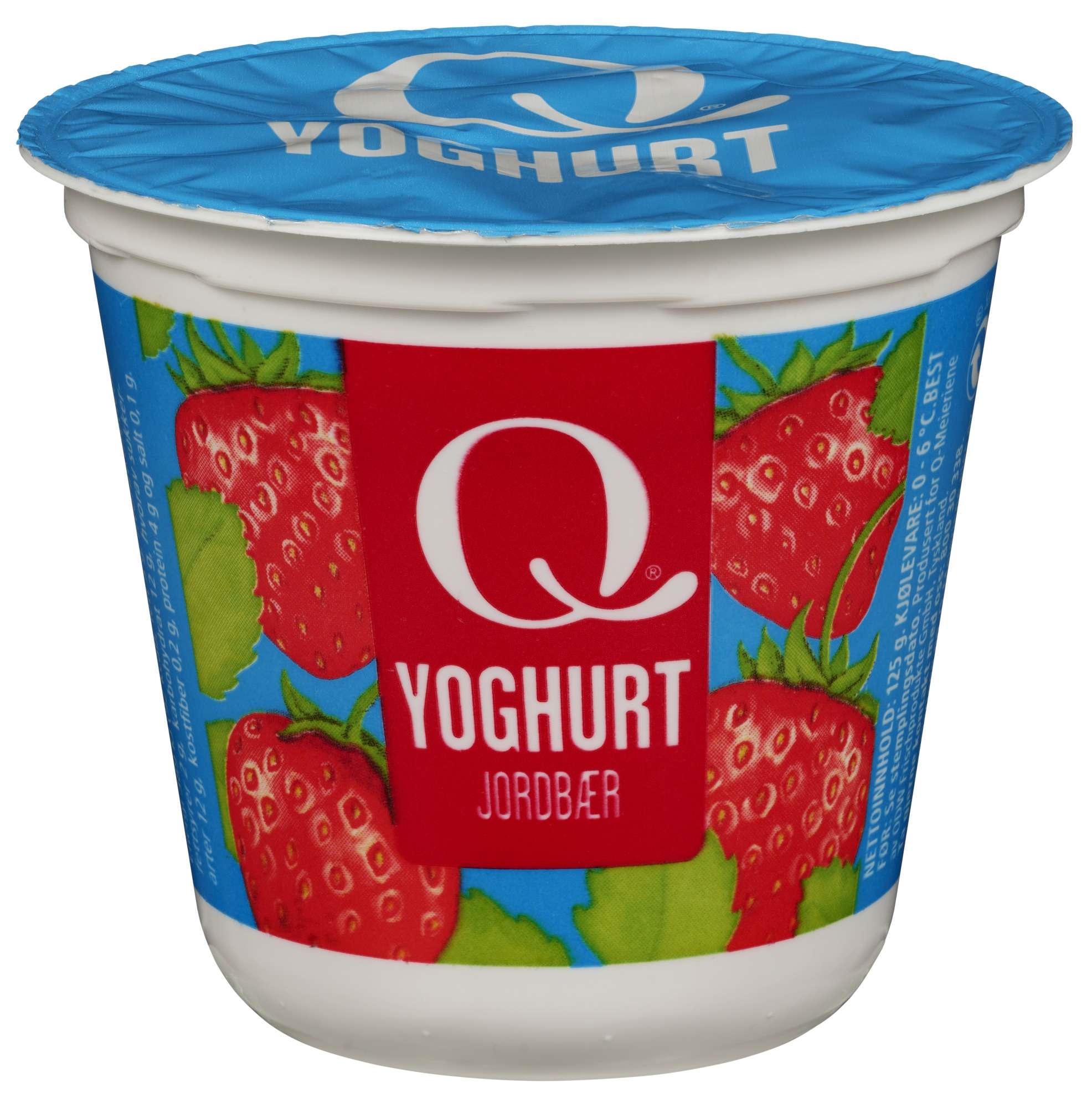 Q yoghurt jordbær 125g