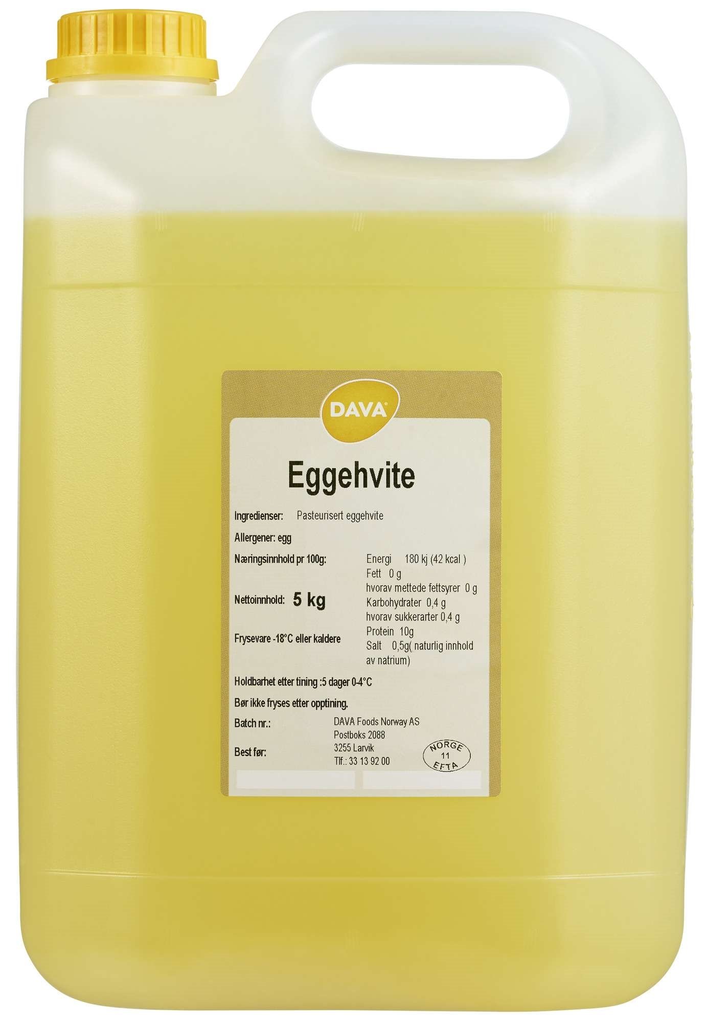 Eggehvite, frys               5kg