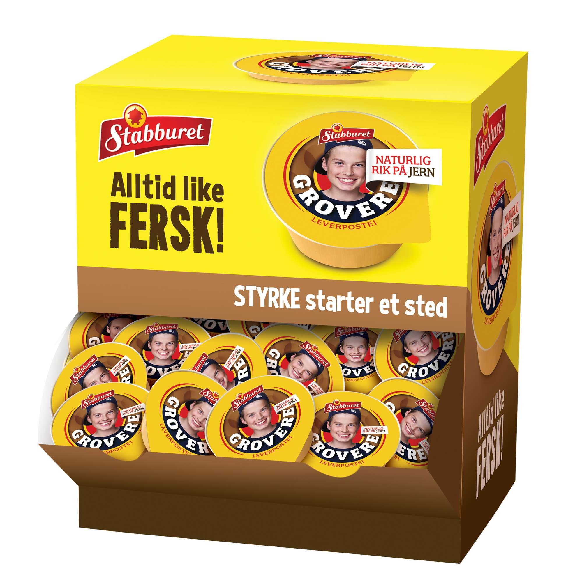 Leverpostei grovere kuvert   70x22g