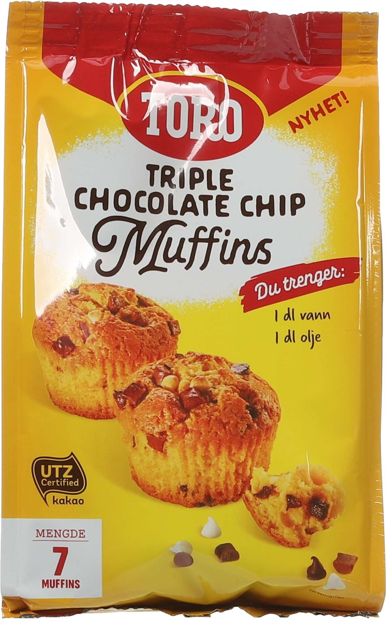 Toro muffins triple chocolate chip 293g