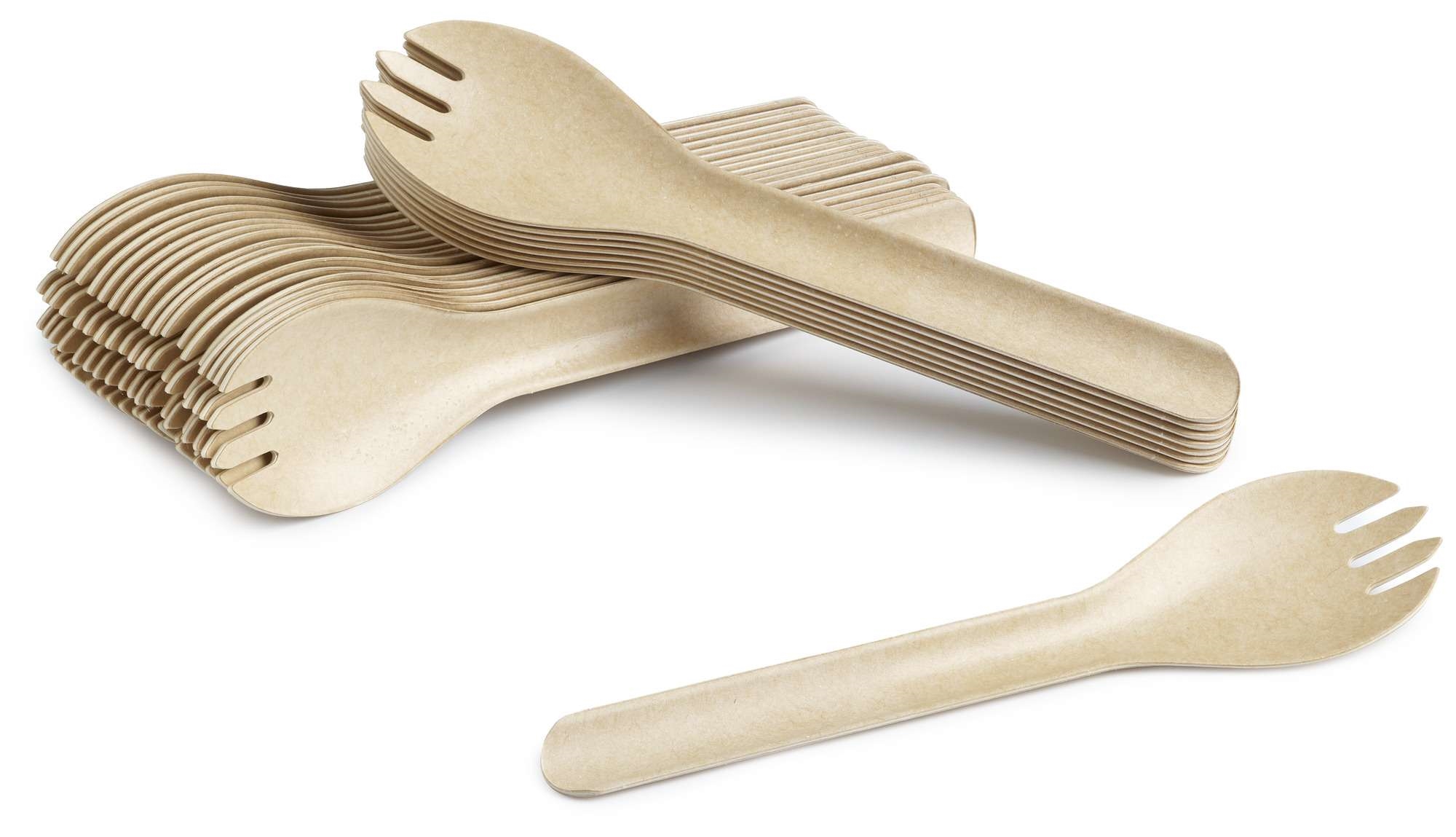 Skedgaffel pluma paper 15cm 100stk