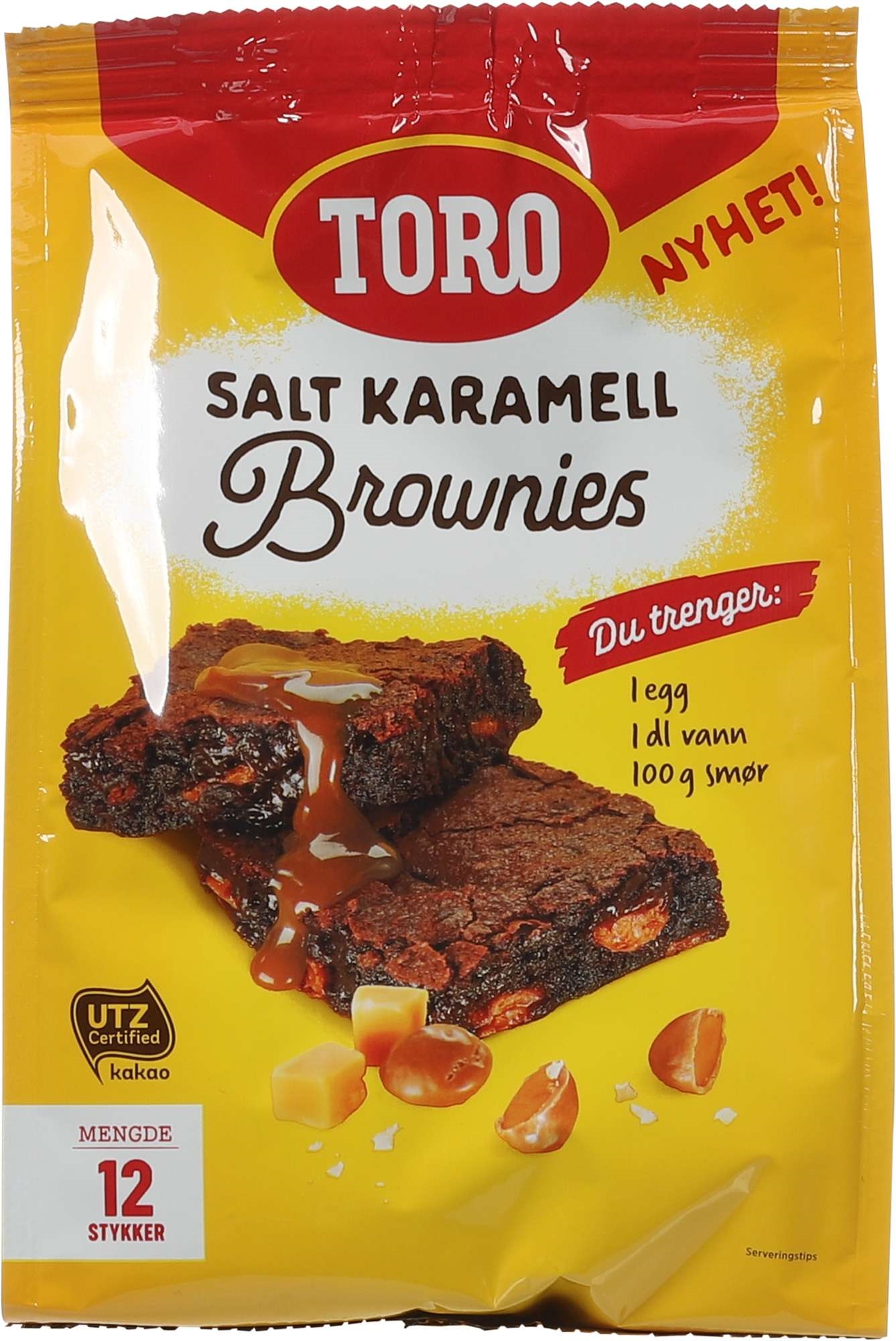 Brownies salt karamell 541g