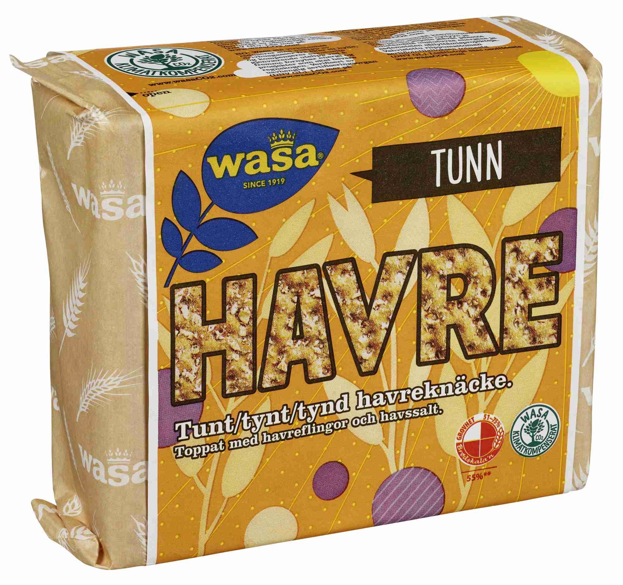 Wasa tynn havre   265g