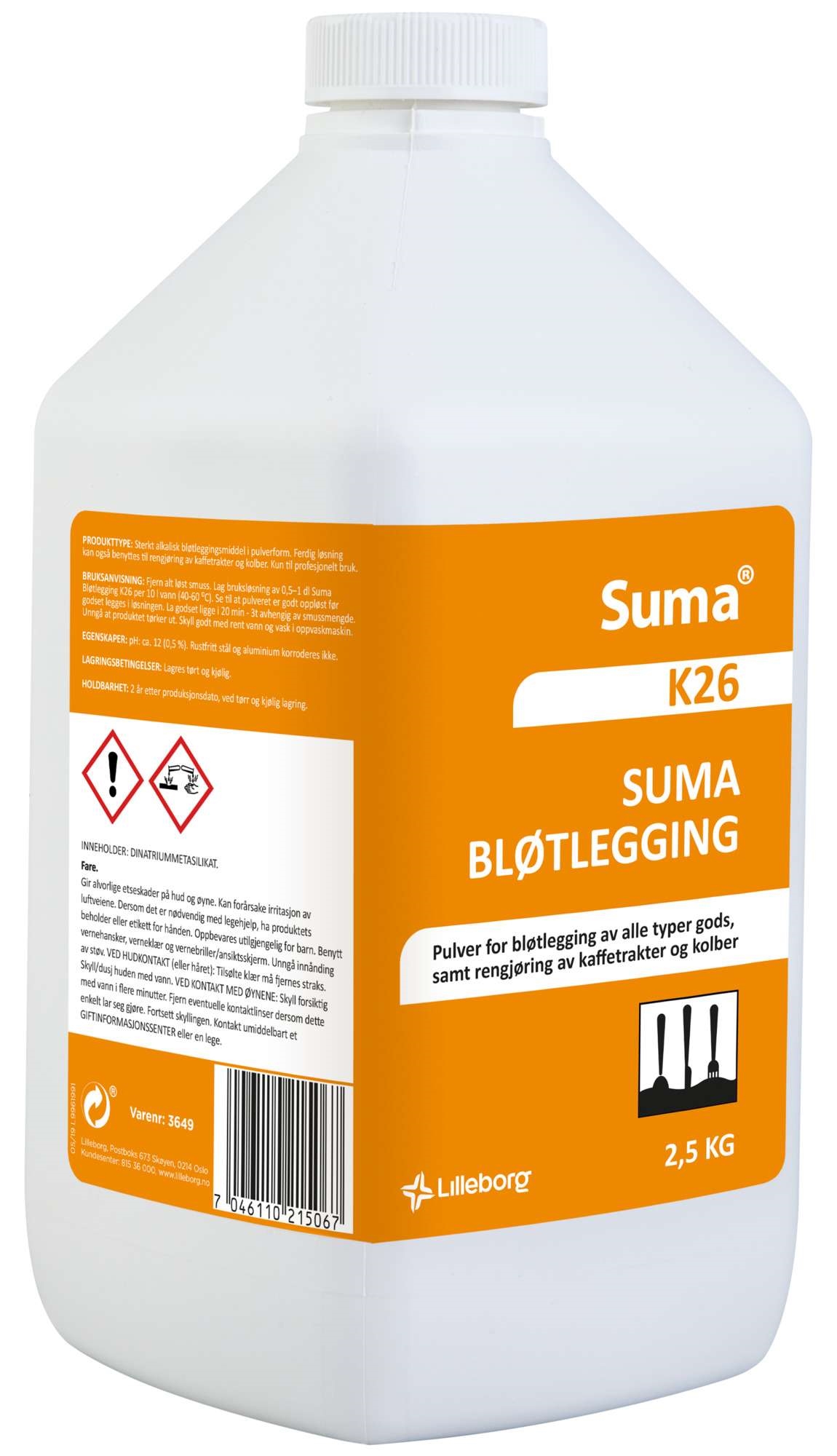 Suma bløtlegging k26 2,5kg