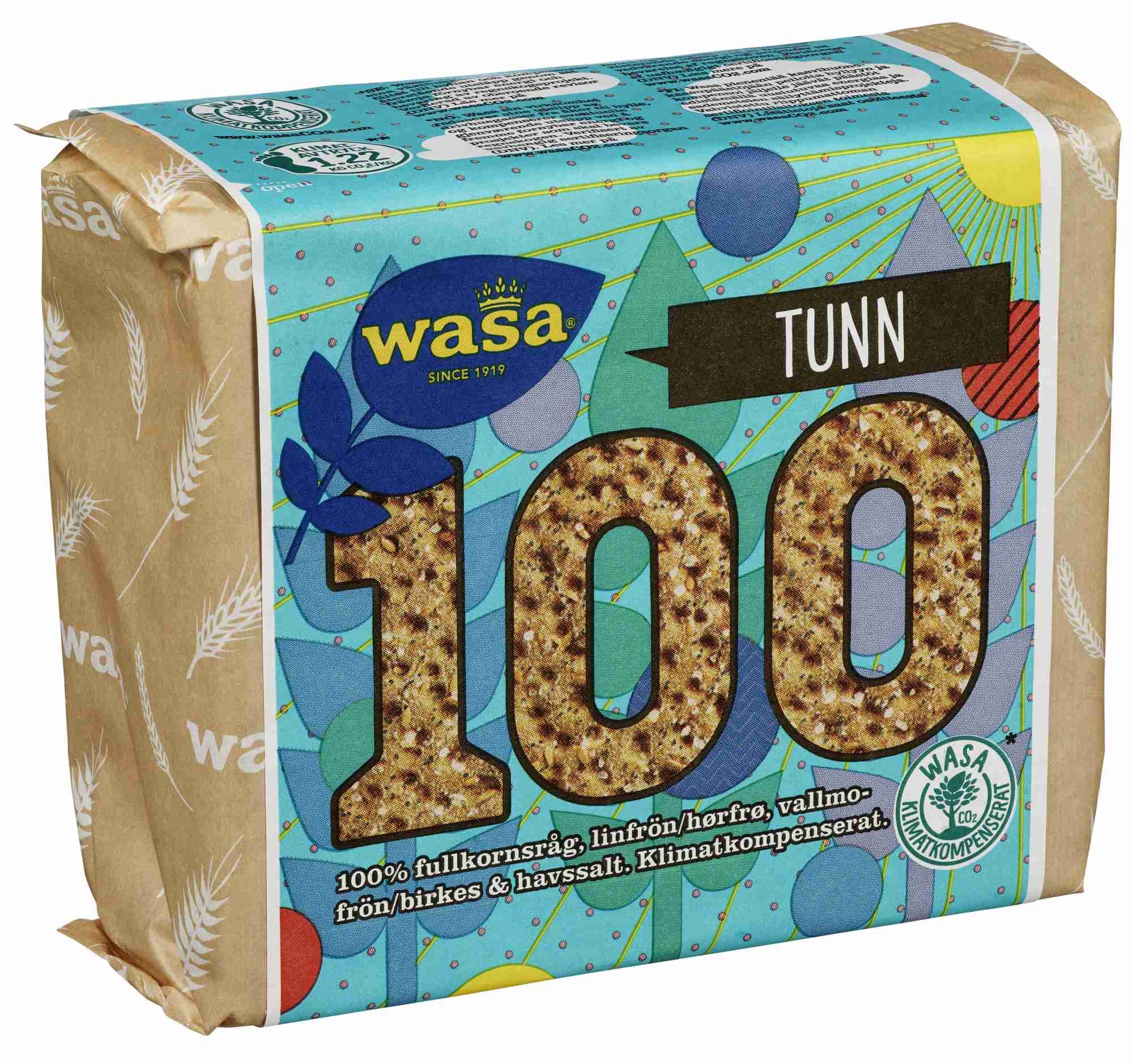 Wasa 100 frø & havsalt 245g