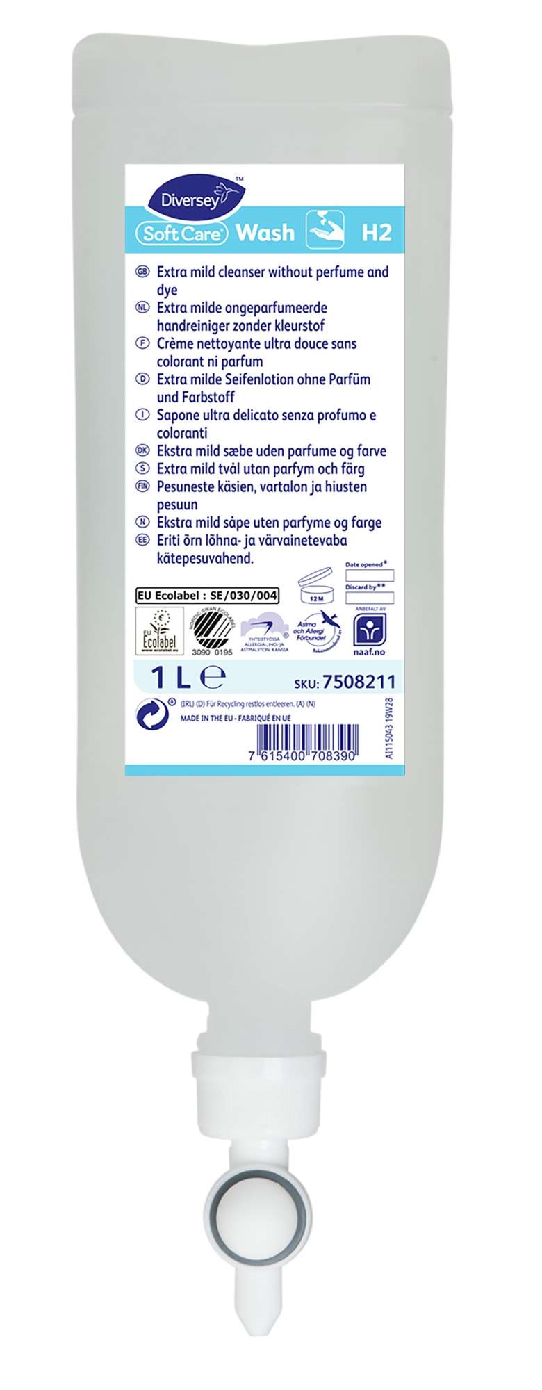 Soft care safe wash h2  1l