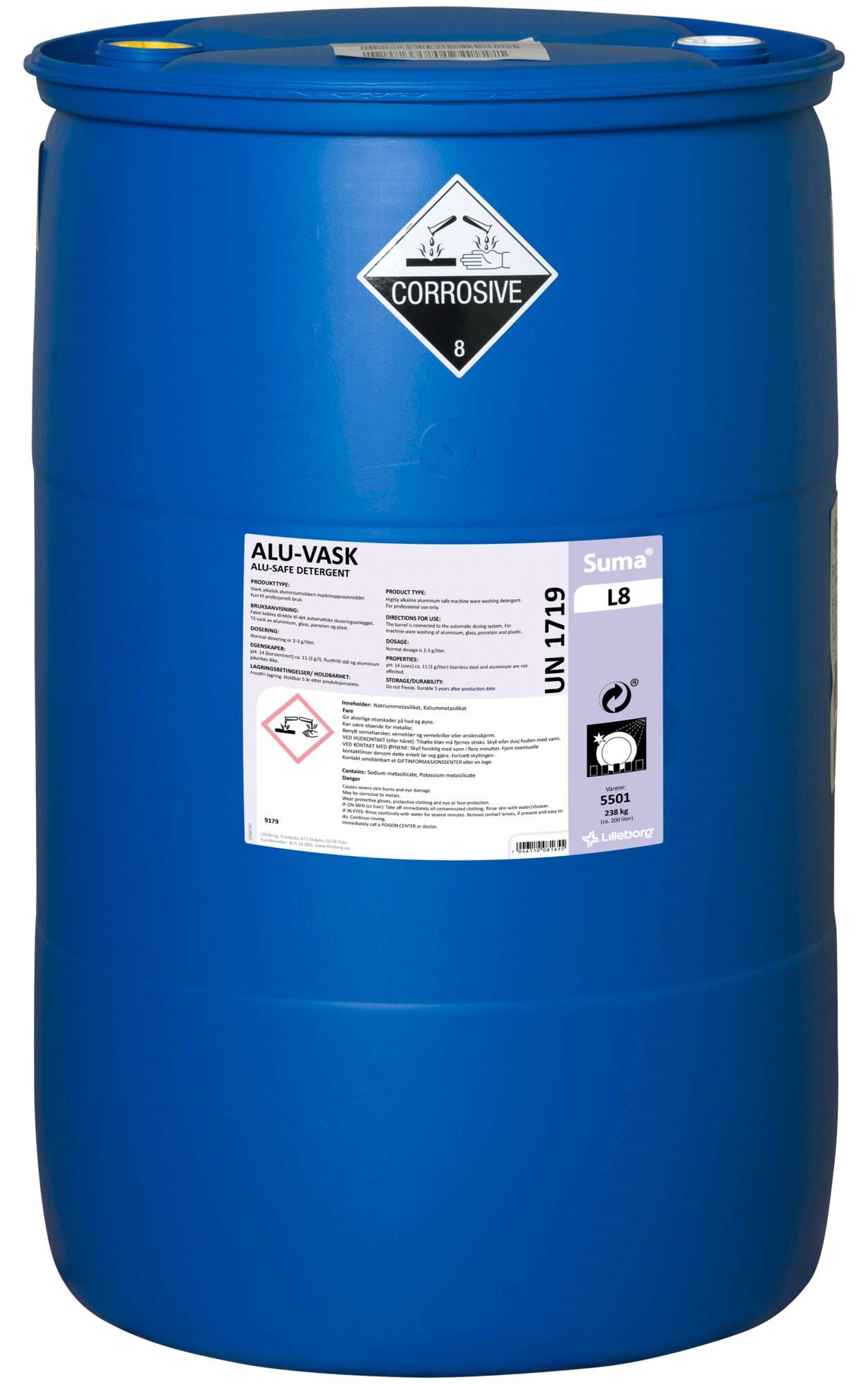Suma alu-detergent  238kg
