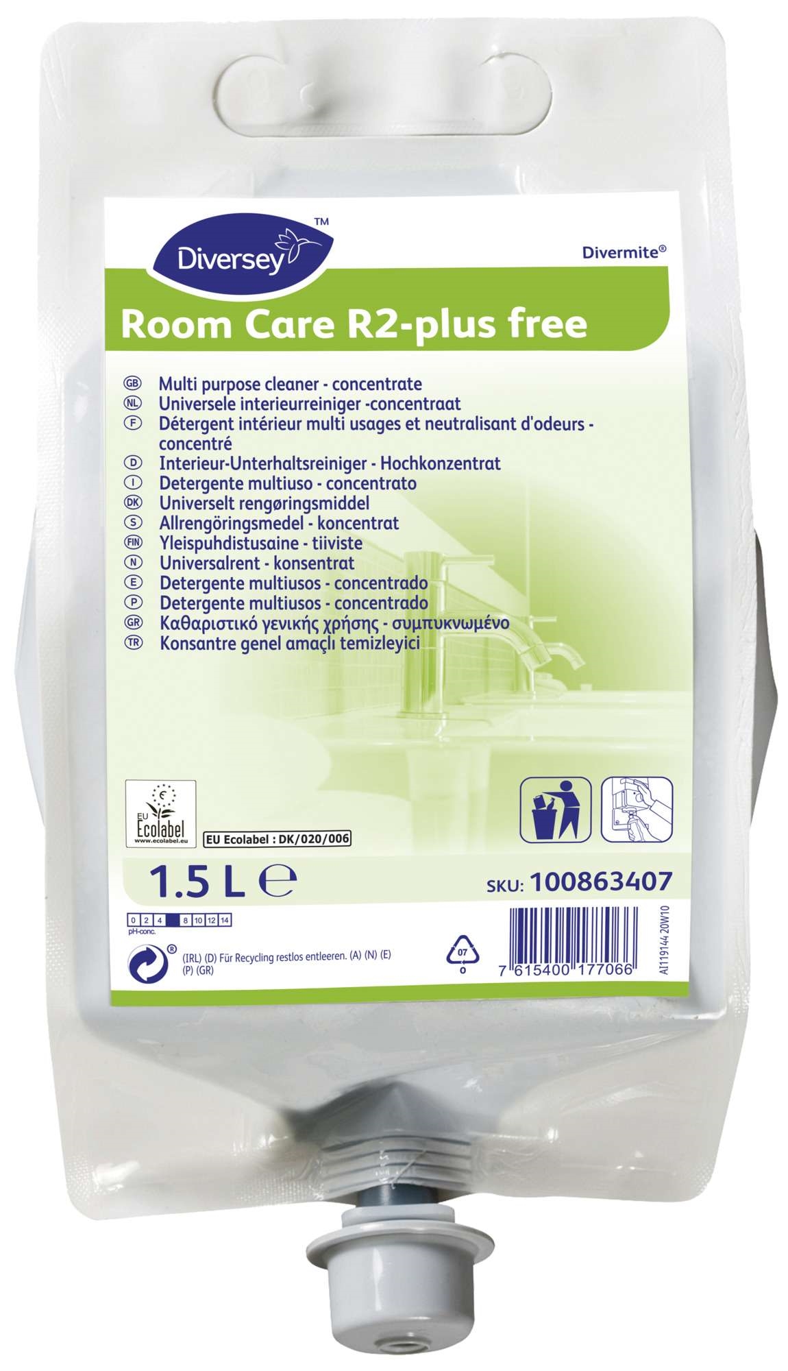 Room care r2-plus free 1,5l
