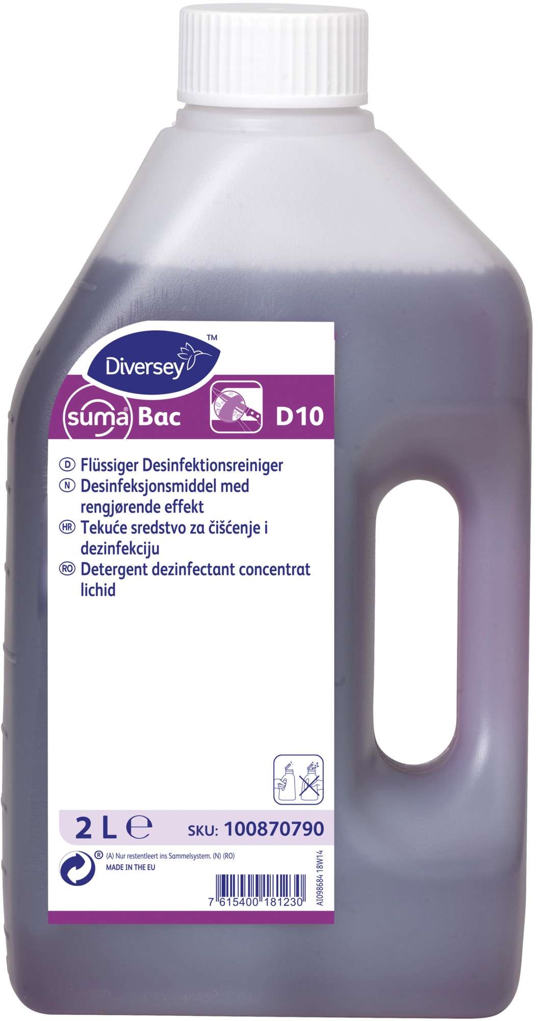 Suma bac d10  desinfec.   2l