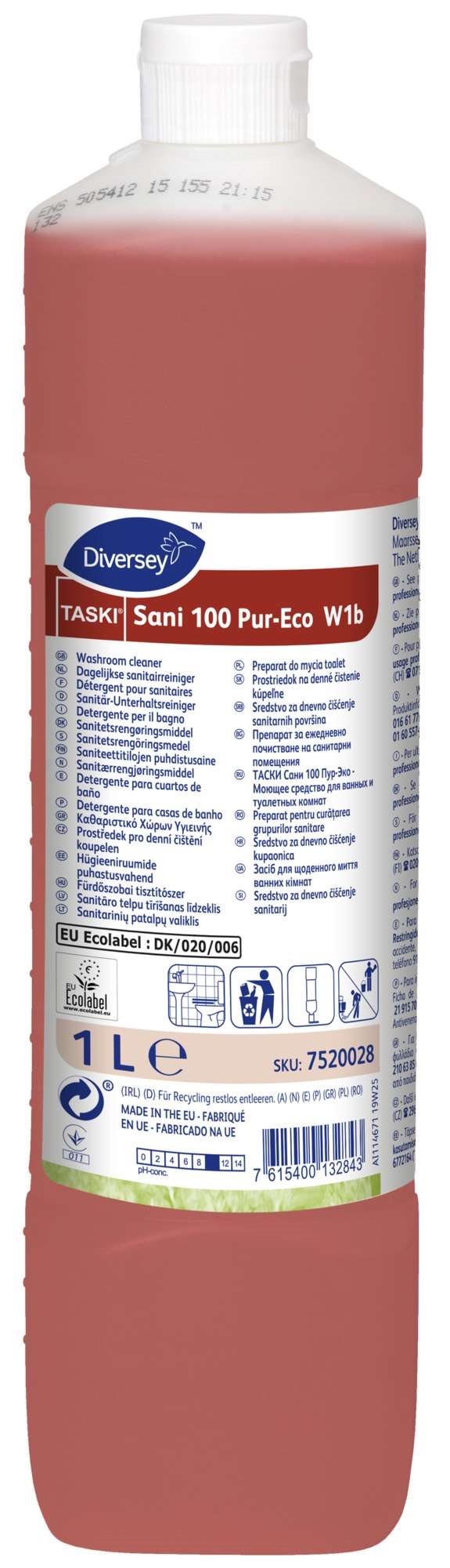 Taski sani 100 pur-eco sanitærrengjøring