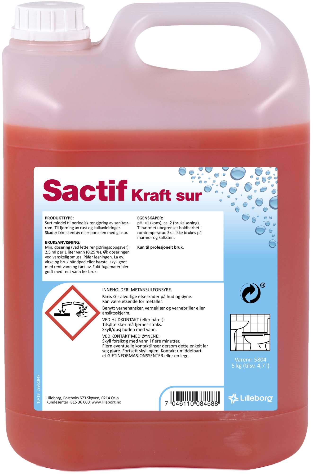 Sactif kraft sur s10     5kg