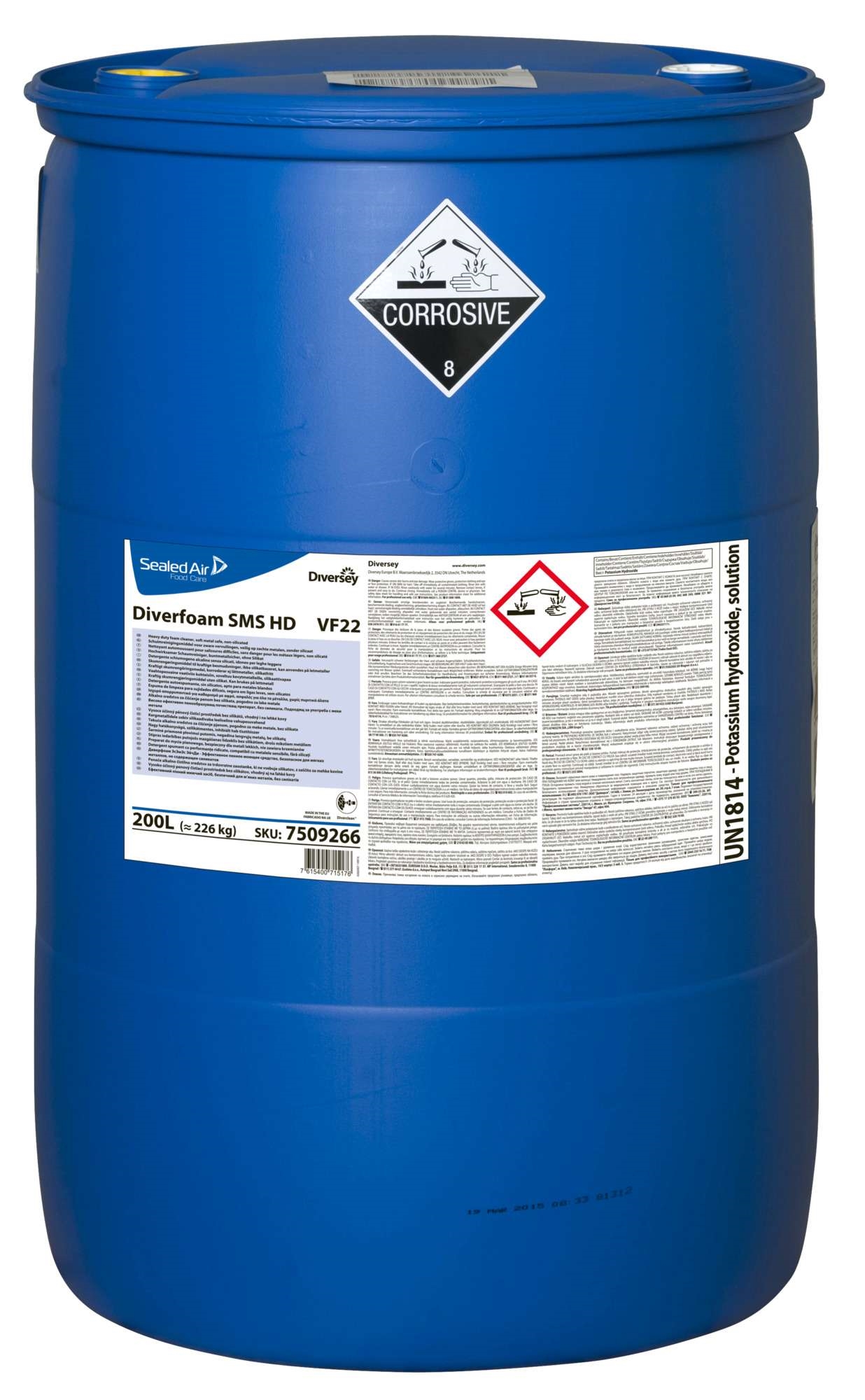 Diverfoam sms-hd barrel   200l