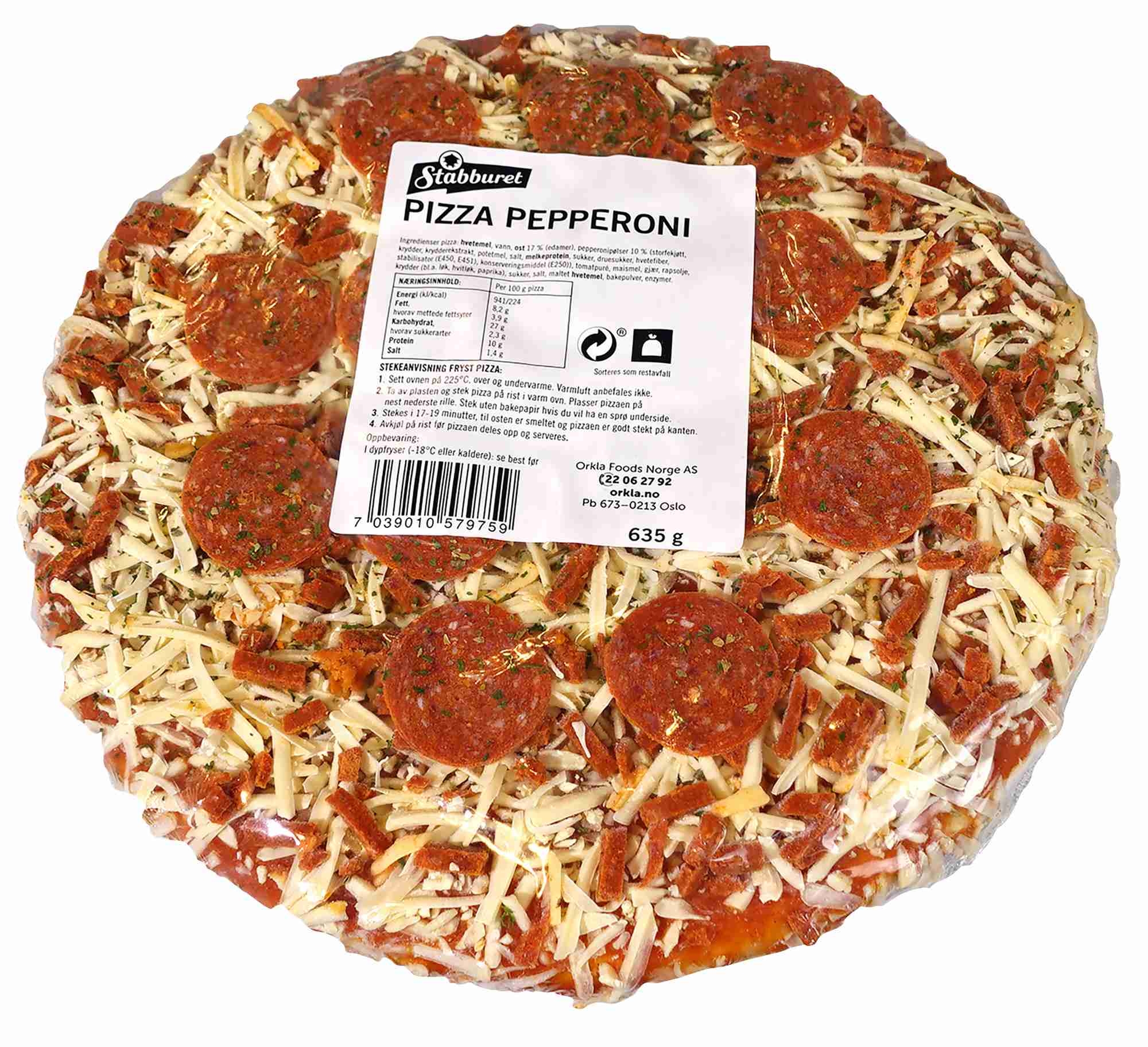 Pizza pepperoni  635g