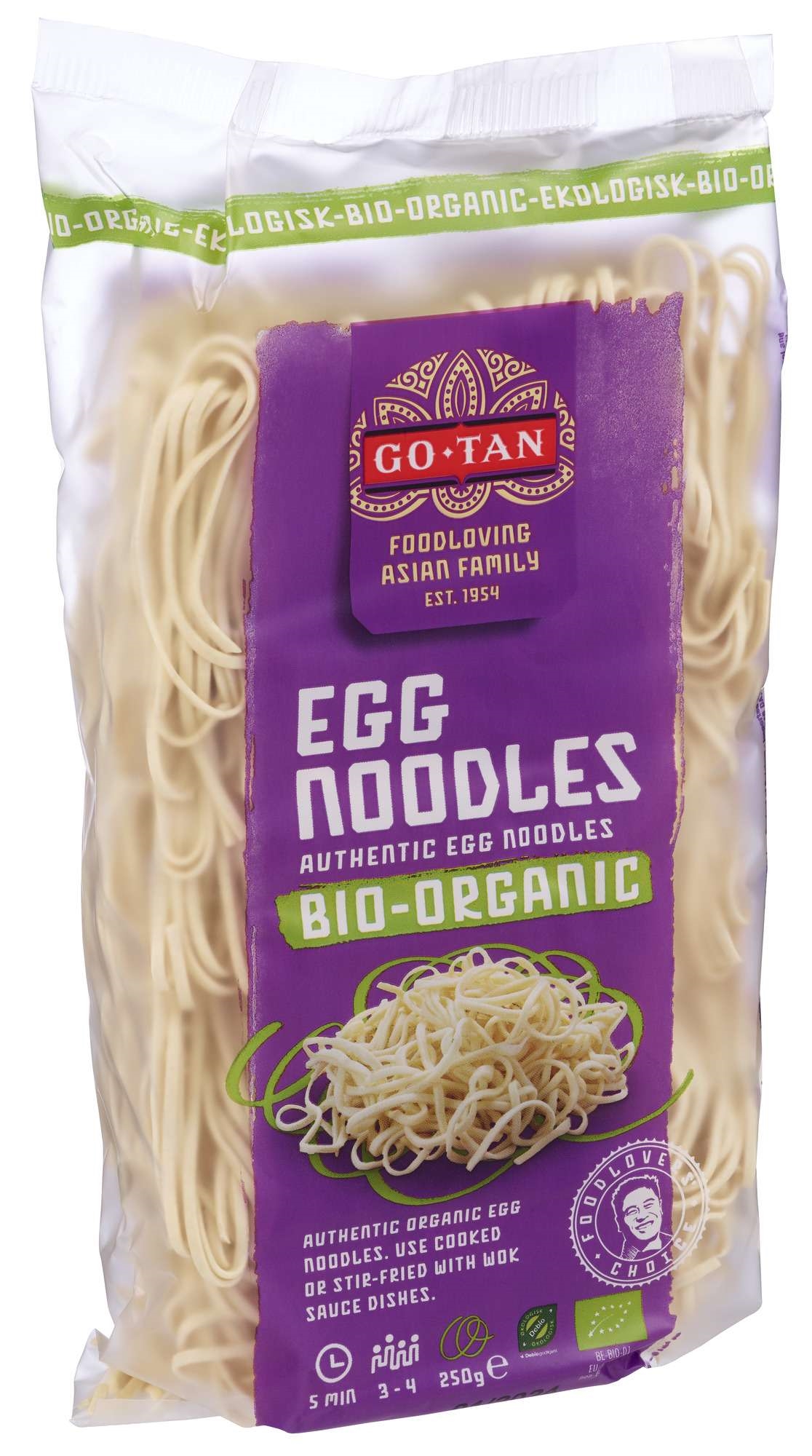 Eggnudler økol. 250g