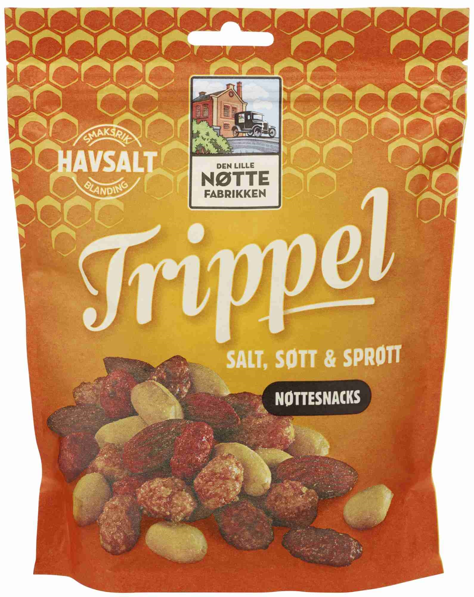 Nøttesnacks trippel 250g