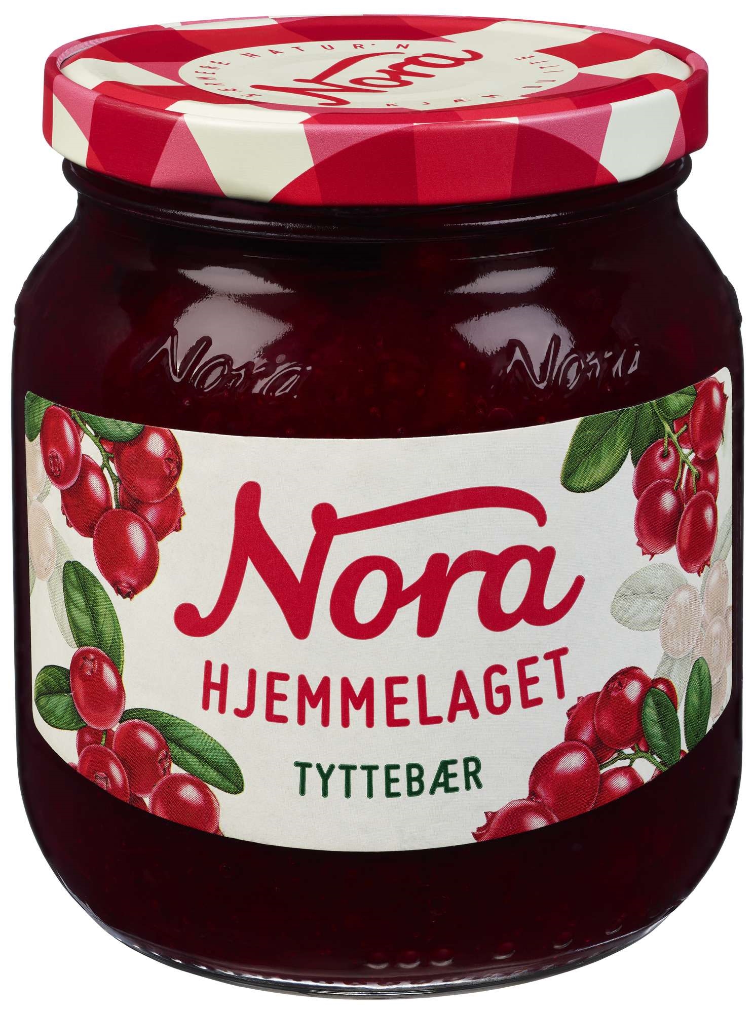 Tyttebær, rørte  hj.l. nora   400g