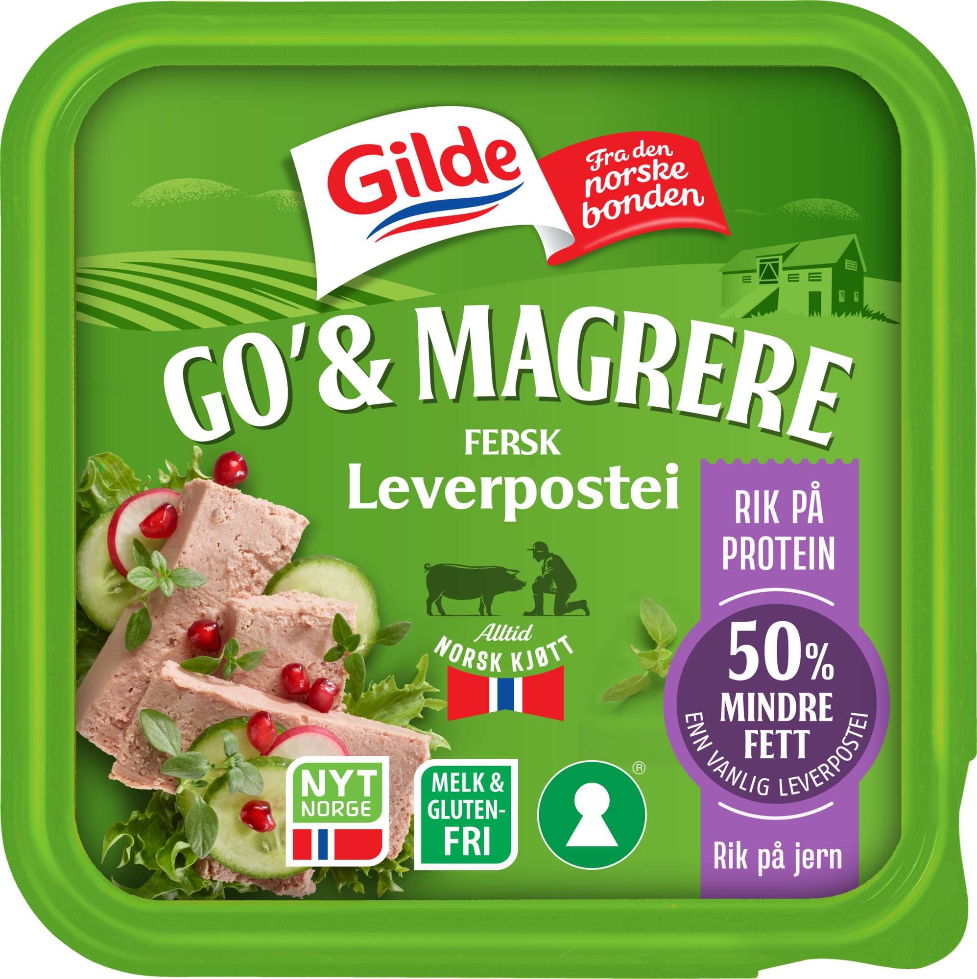 Go mager fersk leverpost150g