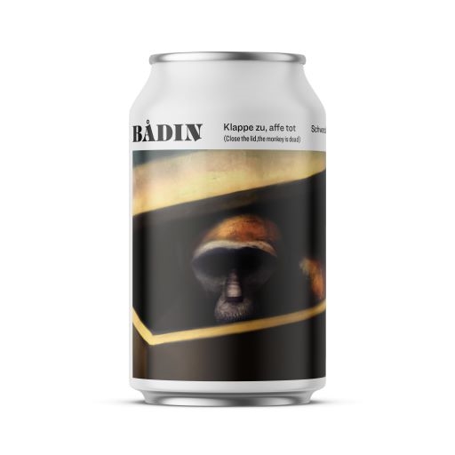 Bådin klappe zu affe tot schwarzbier 5,8% 24x33cl