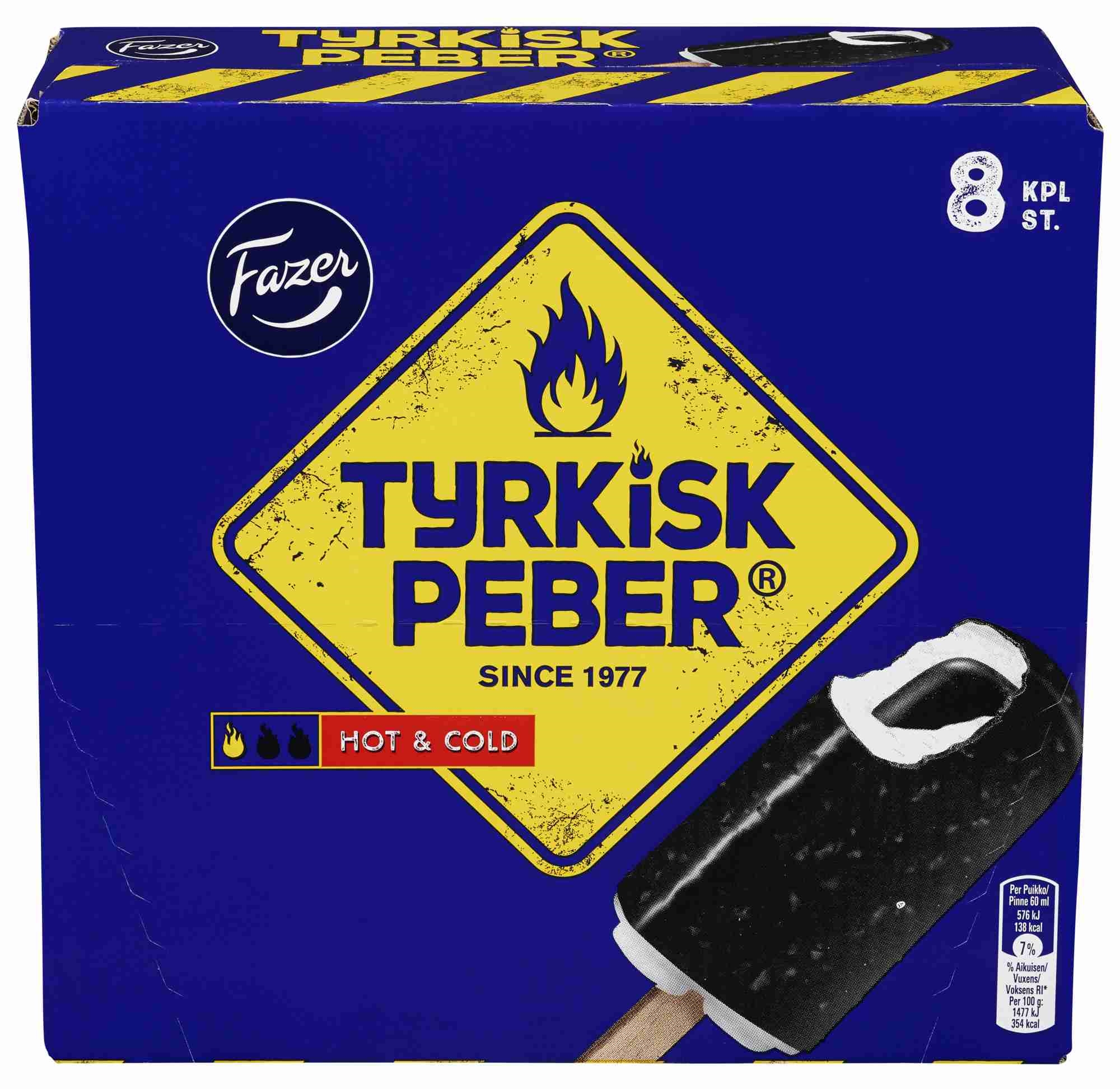 Fazer tyrkisk peber 8pce