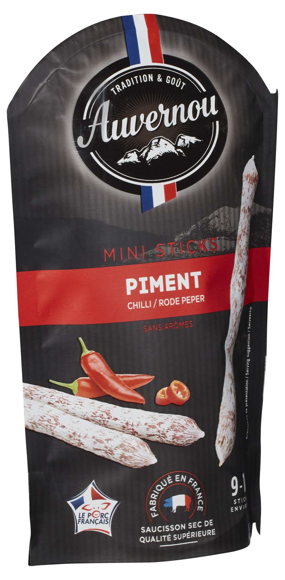 Auvernou saucisson stick chili 100g