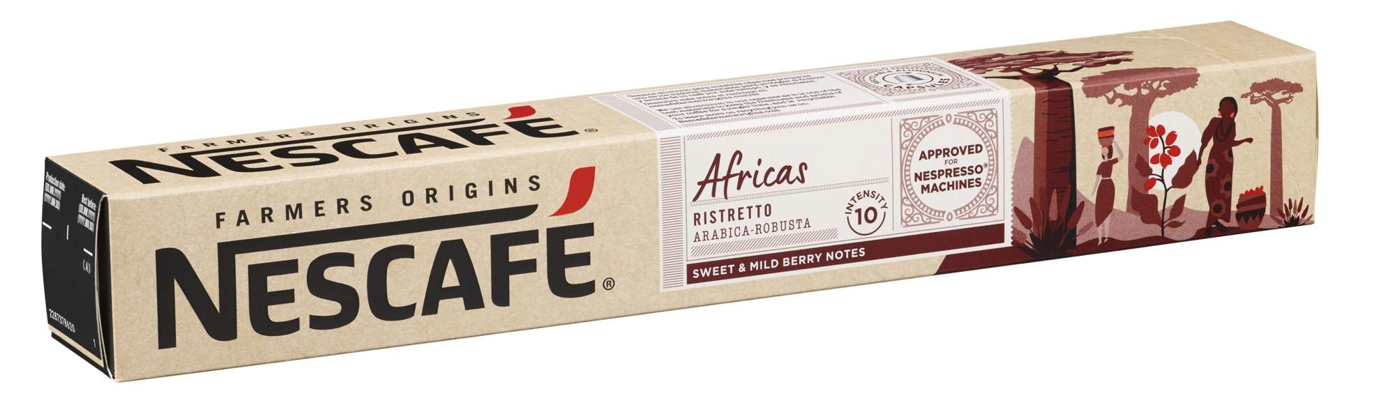Farmers origins africas kapsler x10 55g
