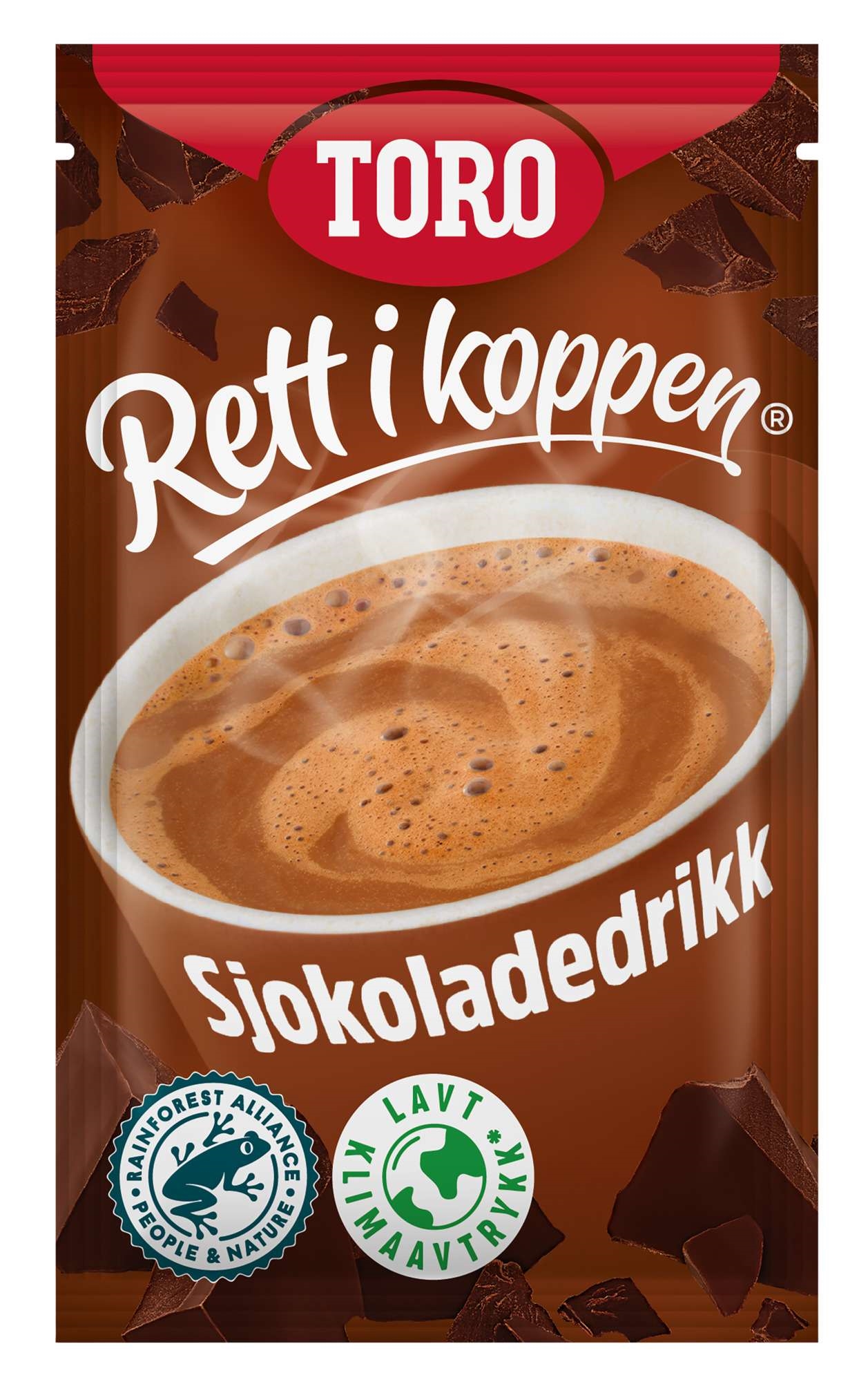 Rett i koppen sjokoladedrikk pose 32g