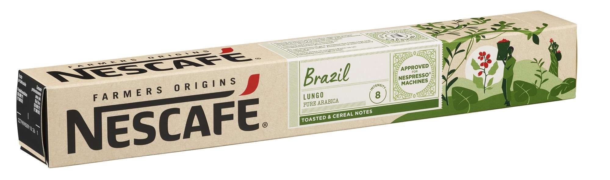 Farmers origins brazil kapsler x10 52g