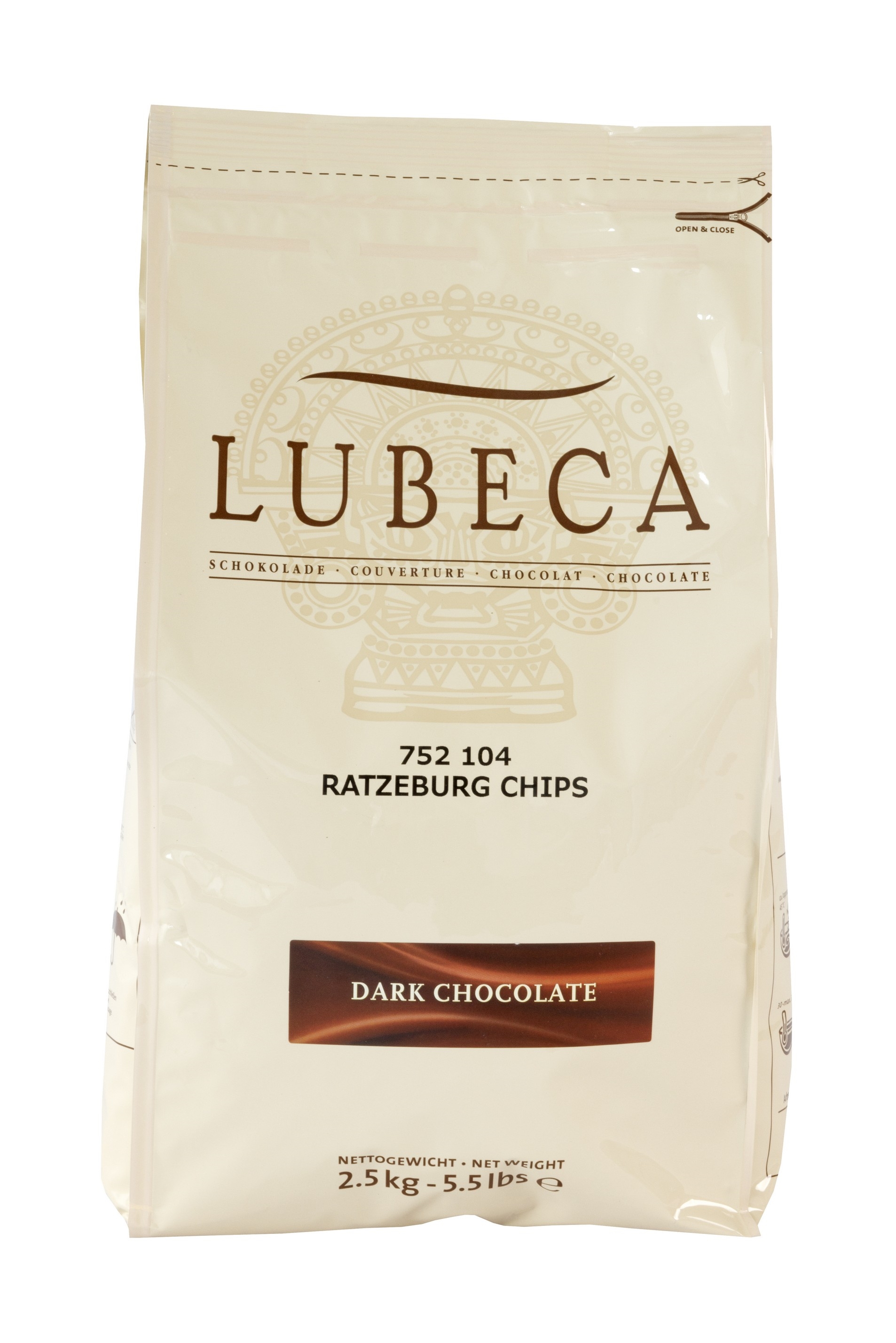 Lubeca covertyre ratzeburg 70% dark 2,5kg