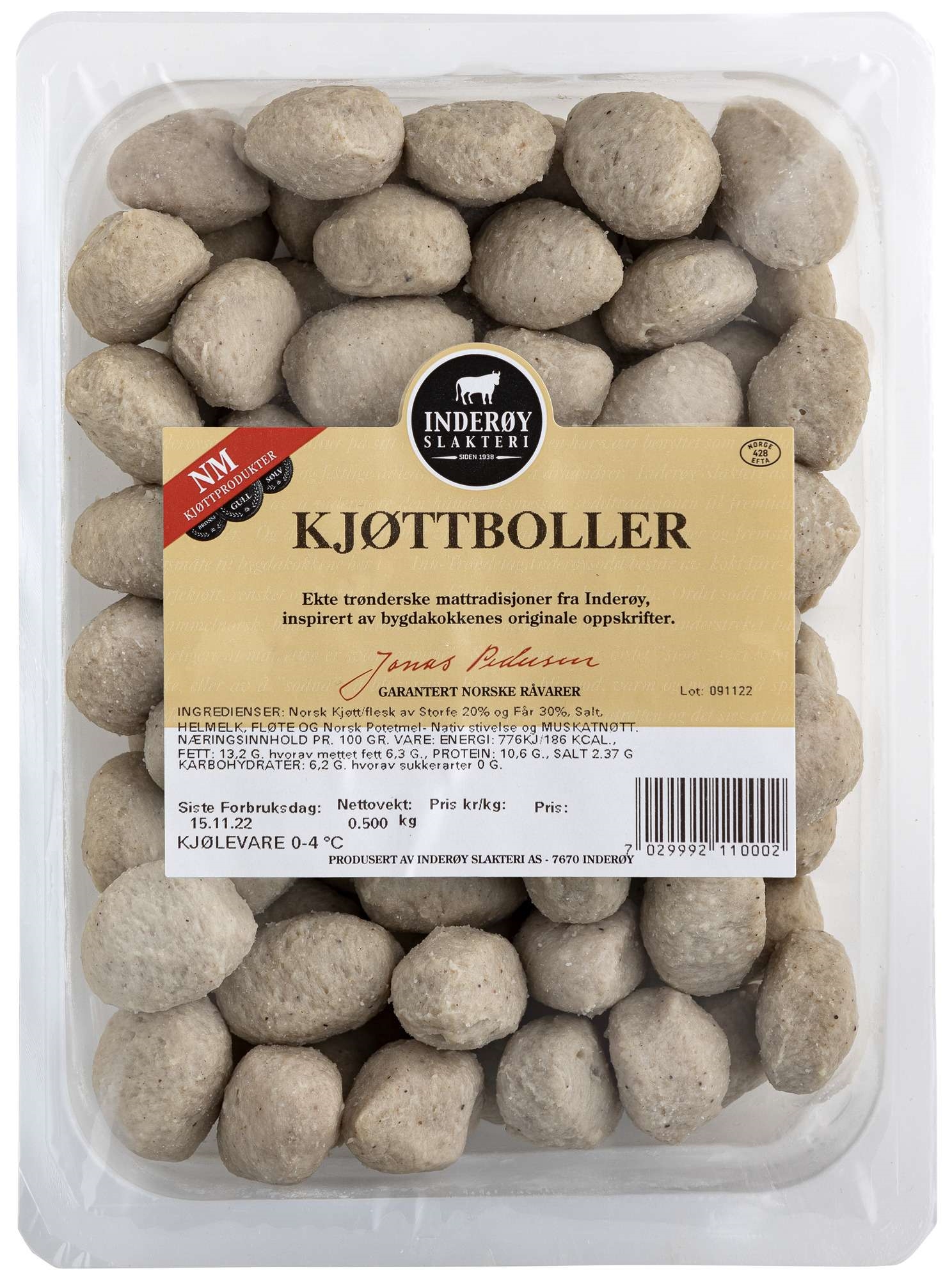 Kjøttboller  500g