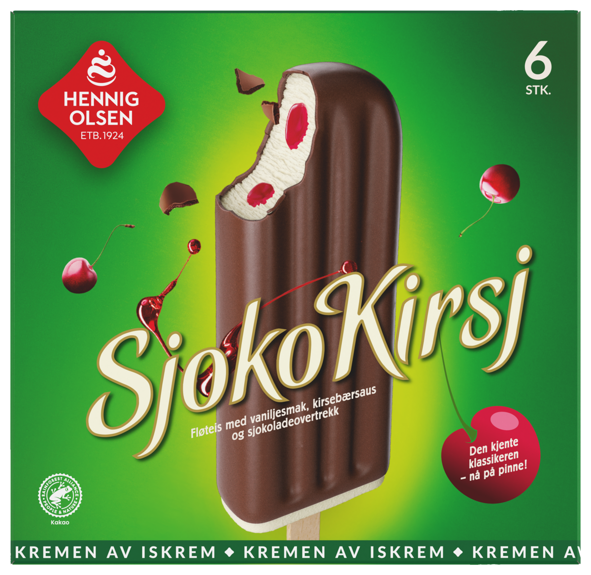 Sjokokirsj 6pk  540ml