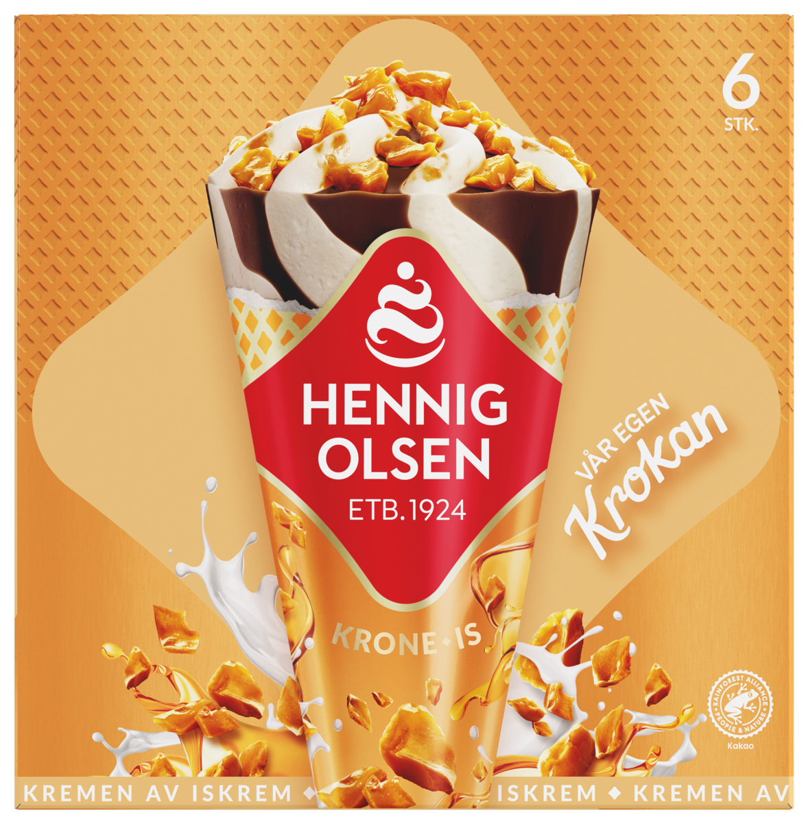 Krone-is krokan 6pk 750ml