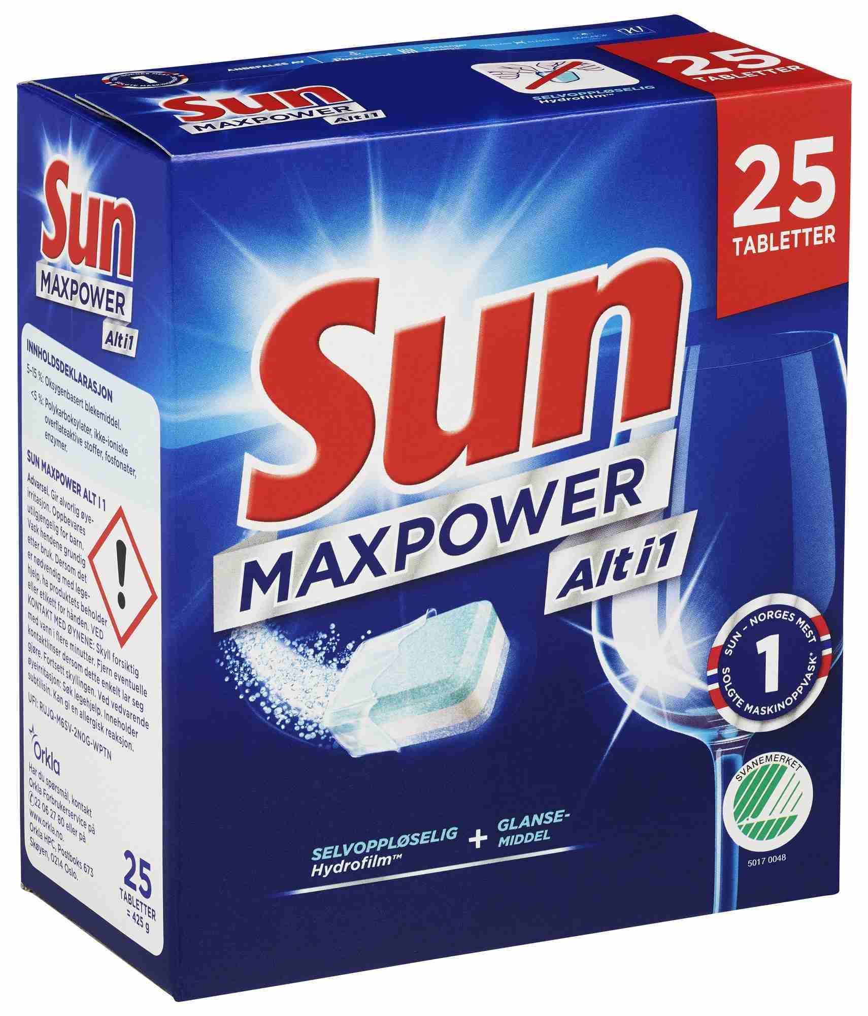 Sun maxpower alt i 1 25tab