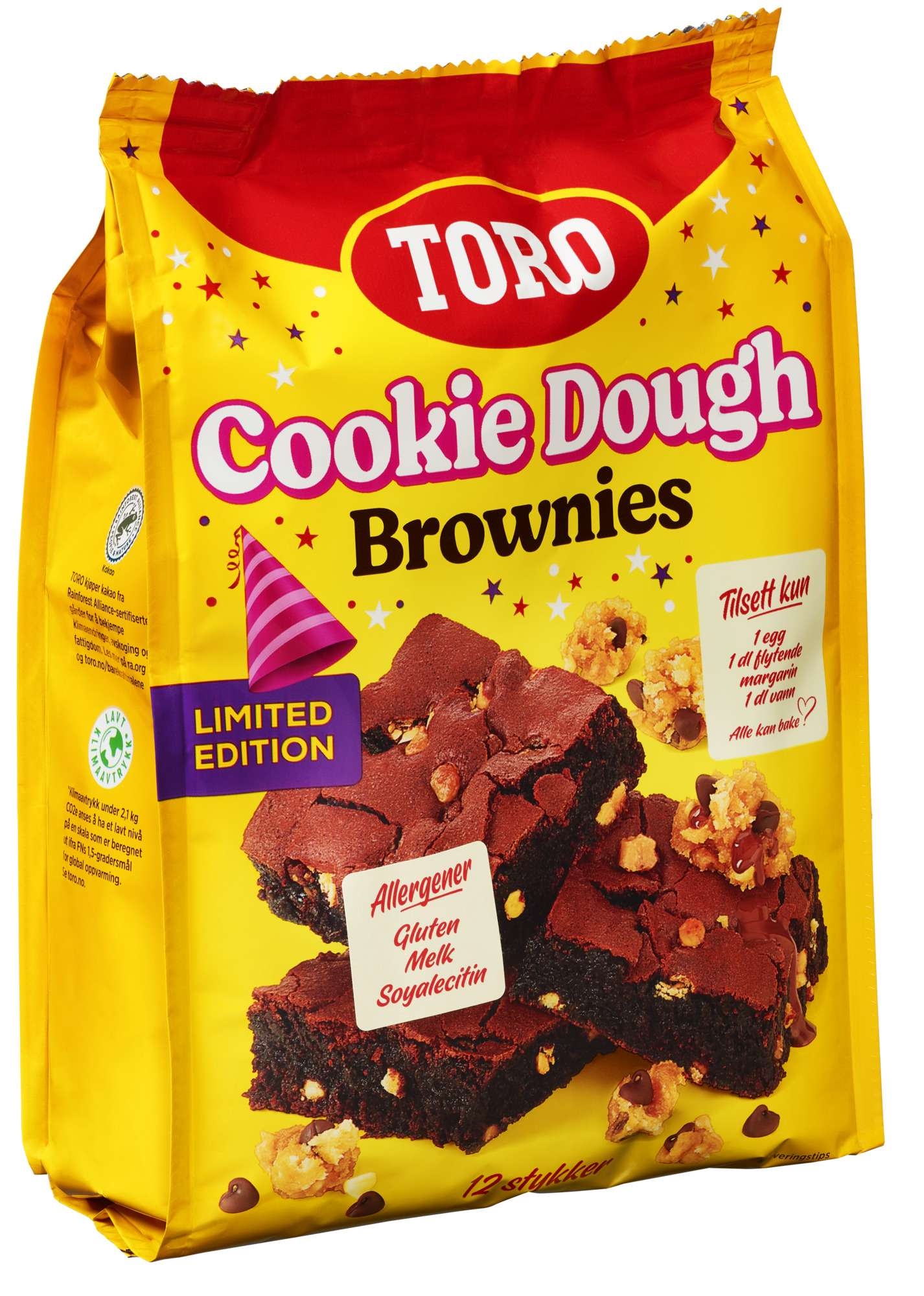 Brownies cookie dough 637g