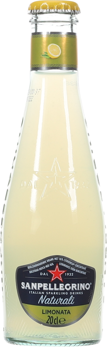 San pellegrino limonata glassflaske   24x20cl