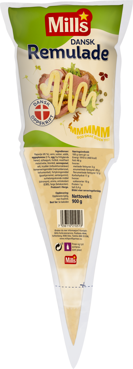 Mills real danish remoulade   900g