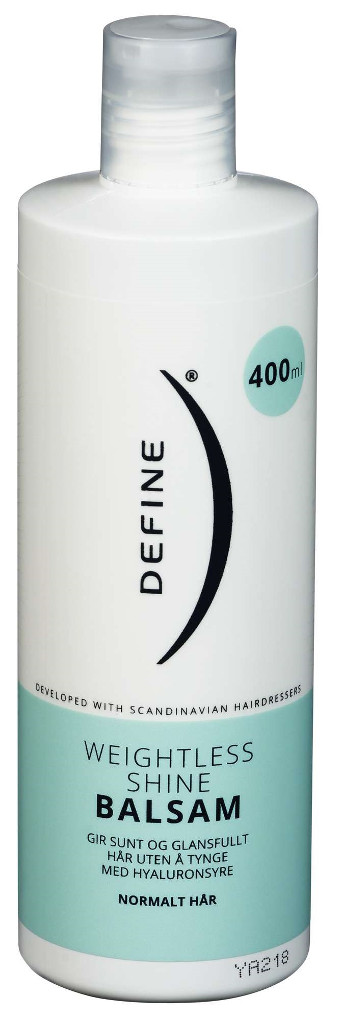 Define weightless shine balsam   400ml