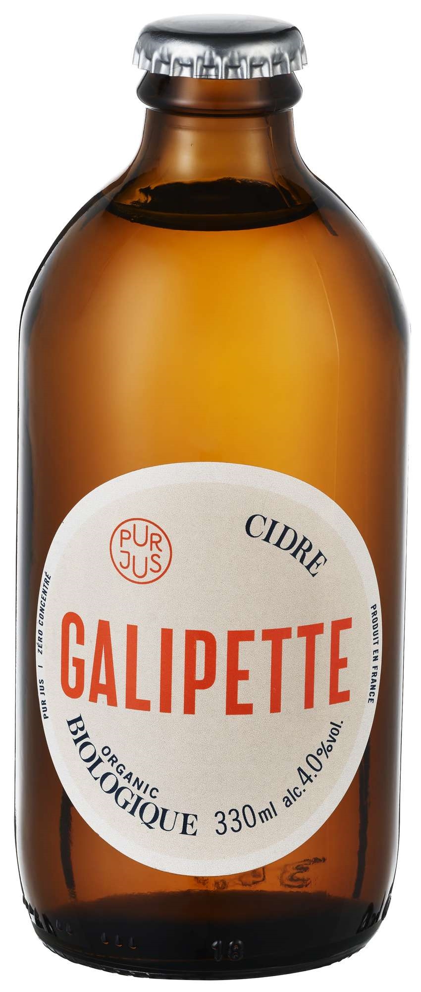 Galipette cidre biologique 4% 24x33cl