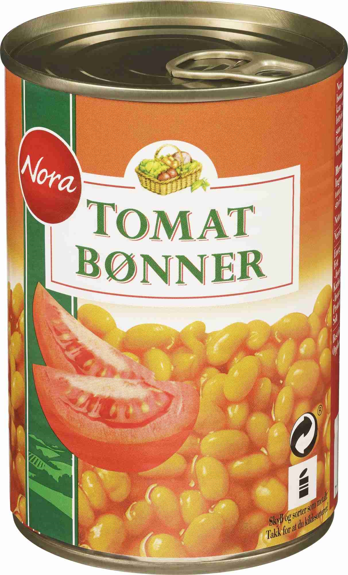 Tomatbønner 24bx 425g