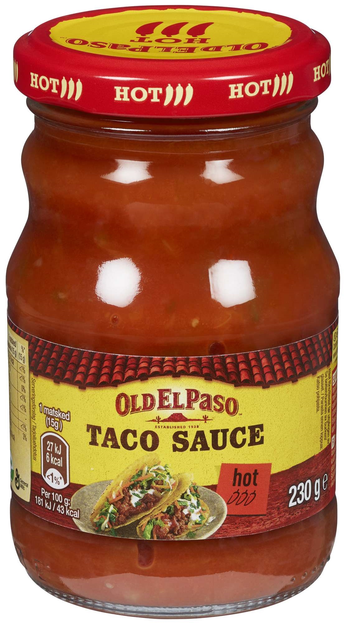 Taco sauce hot  230g
