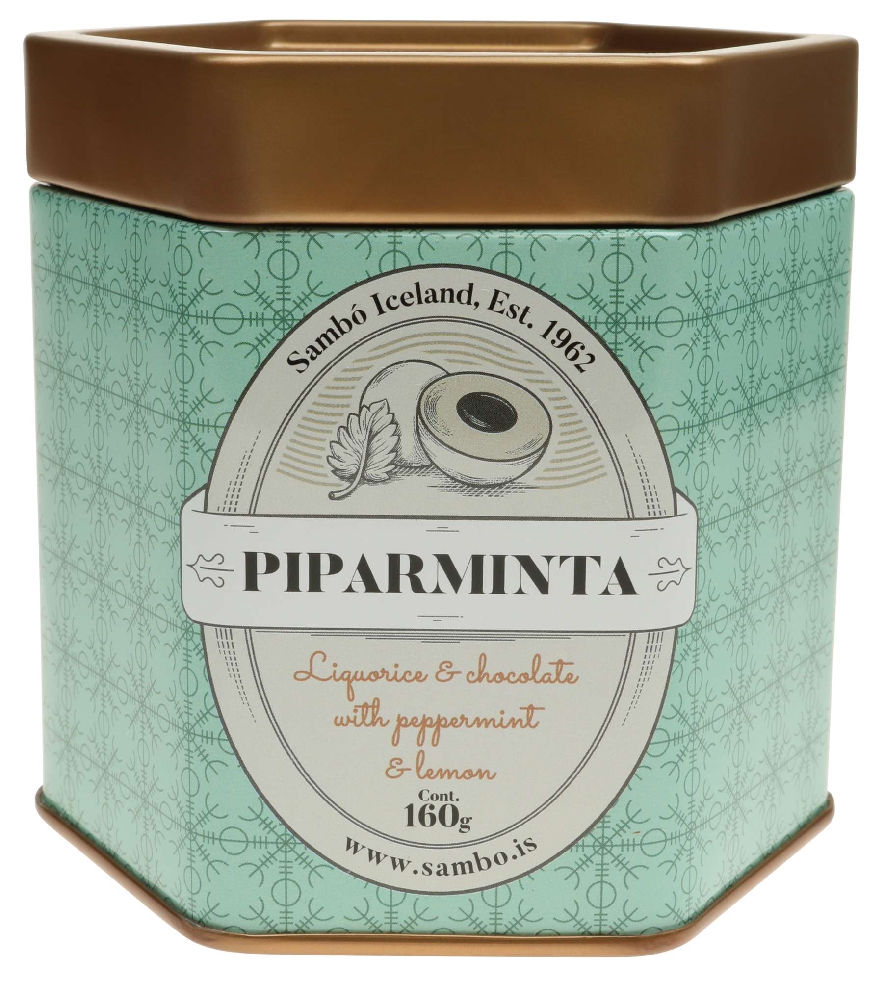 Piparmint white chocolate w/peppermint & lime flavor   160g